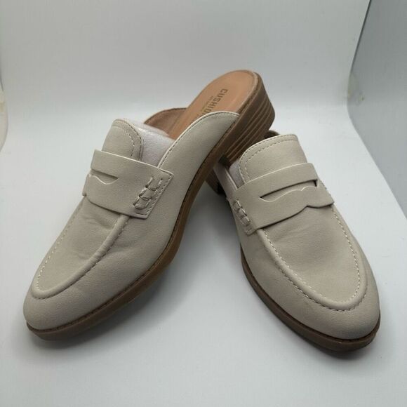 CUSHIONAIRE Women's Prescott Slip On Mule +Memory Foam 6.5 BONE NEW - Picture 7 of 7